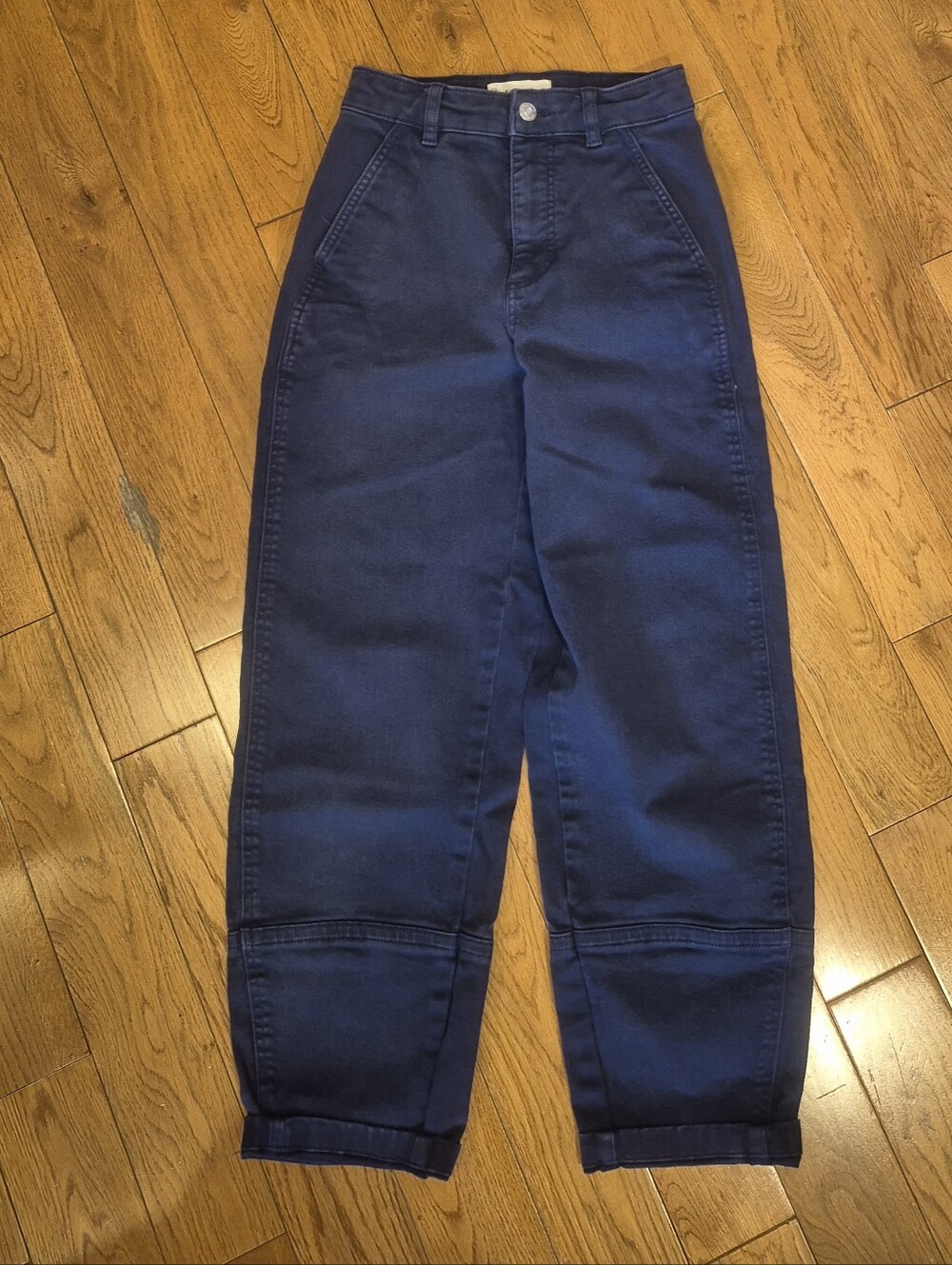 Everlane Dark Blue High-Rise Utility Pants